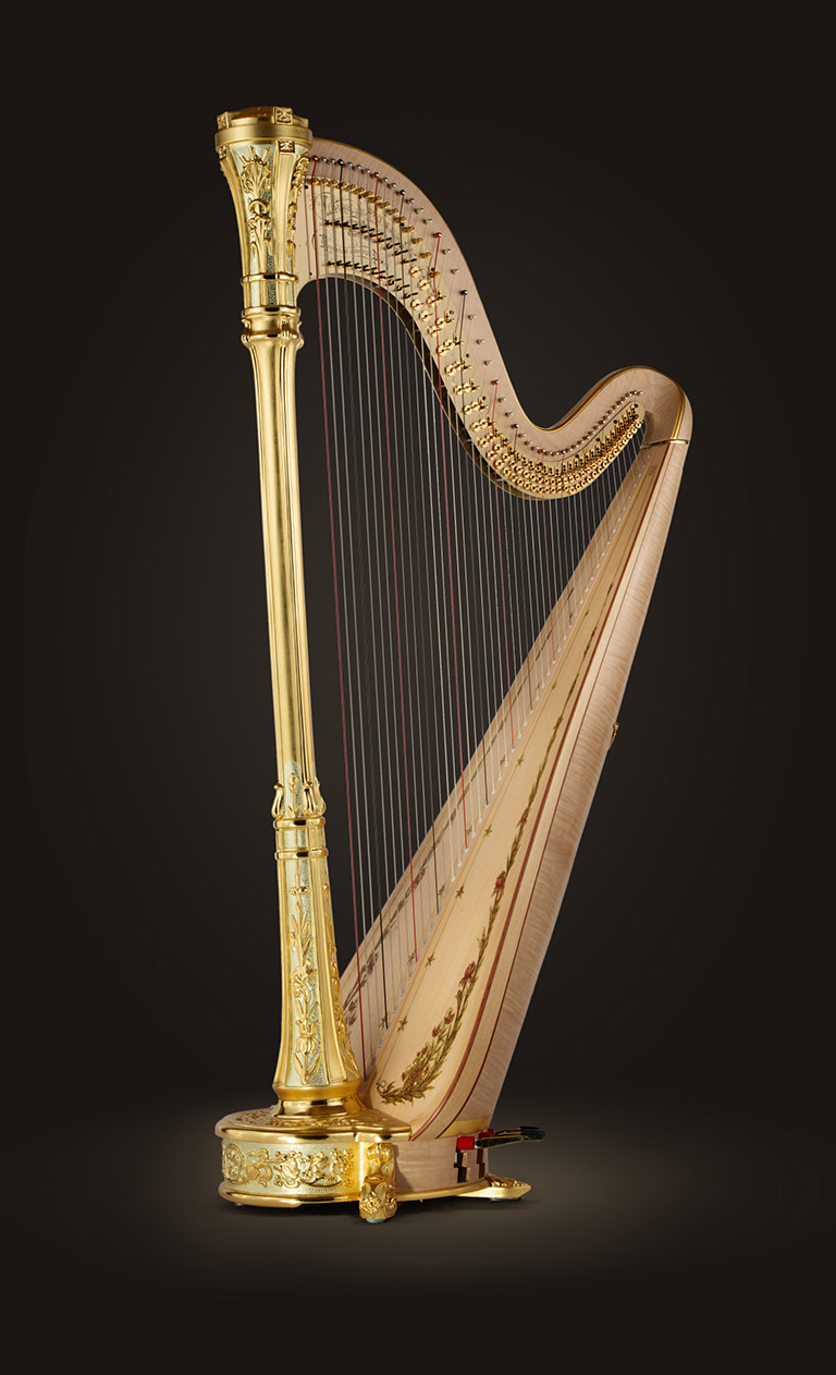 Bild der Harfe Lyon & Healy Style 11 Gold