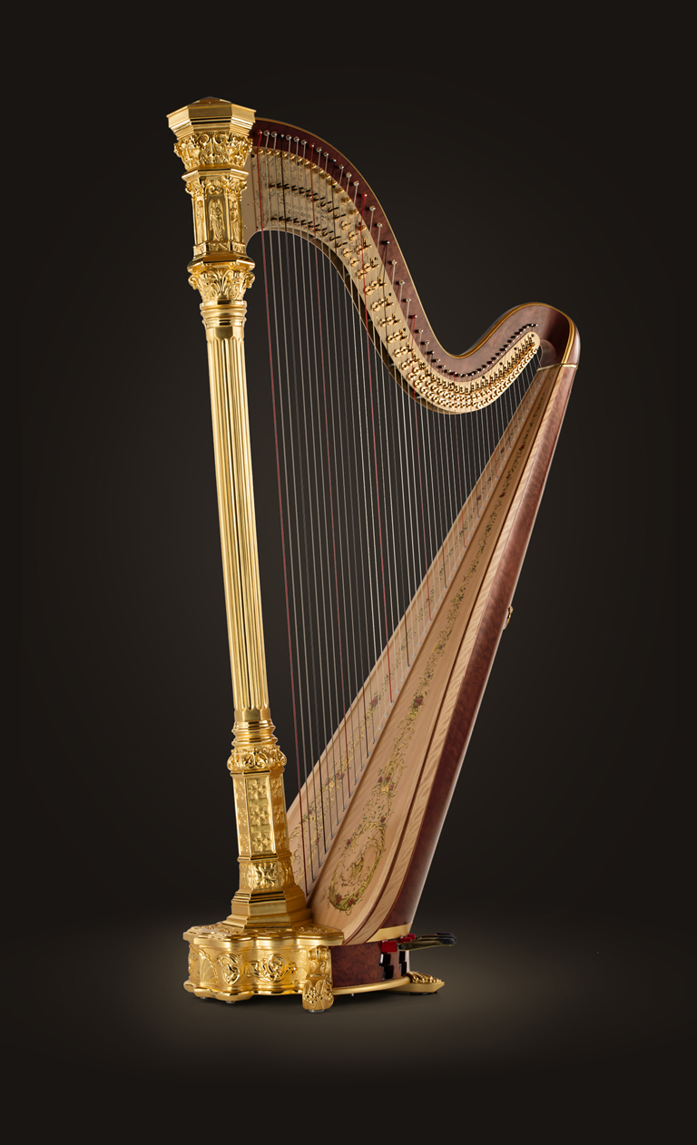 Bild der Harfe Lyon & Healy Style 26 Gold