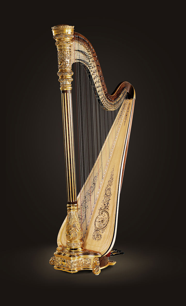 Bild der Harfe Lyon & Healy Style 8 Gold